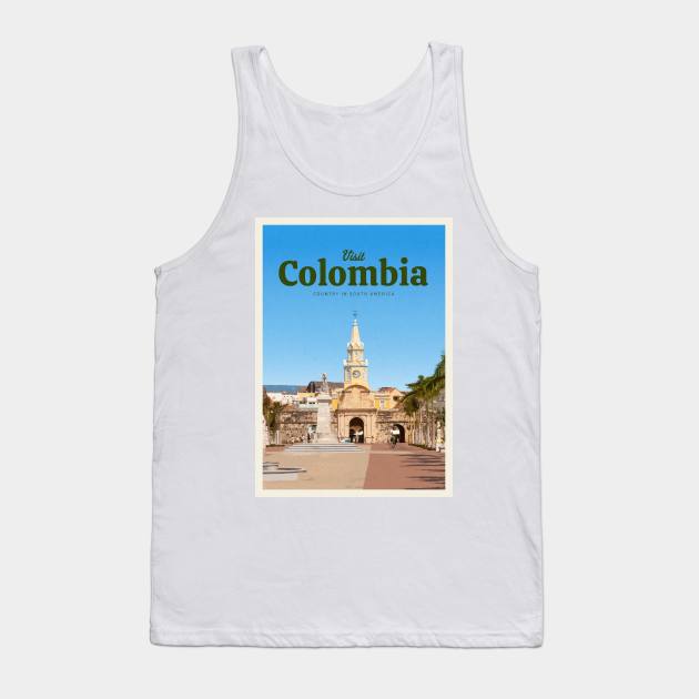 Visit Colombia Tank Top by Mercury Club